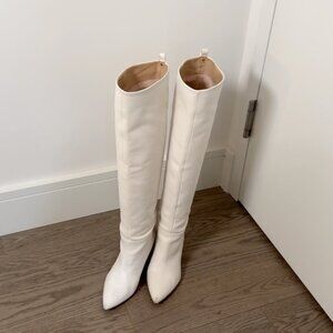Sam Edelman White Knee High Boots 7.5